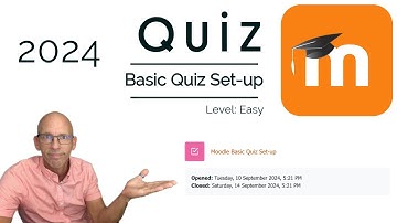 Moodle Basic Quiz Setup For Faculty