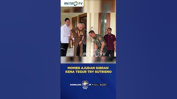 Ajudan Gibran Kena Tegur Try Sutrisno Akibat Meminta Melepas Sepatu #SHORTS