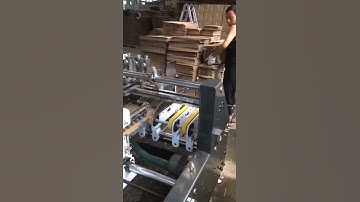 SFG850/1100LB High Speed Corrugated Carton Box Folder Gluer Crash Lock Bottom Prefold