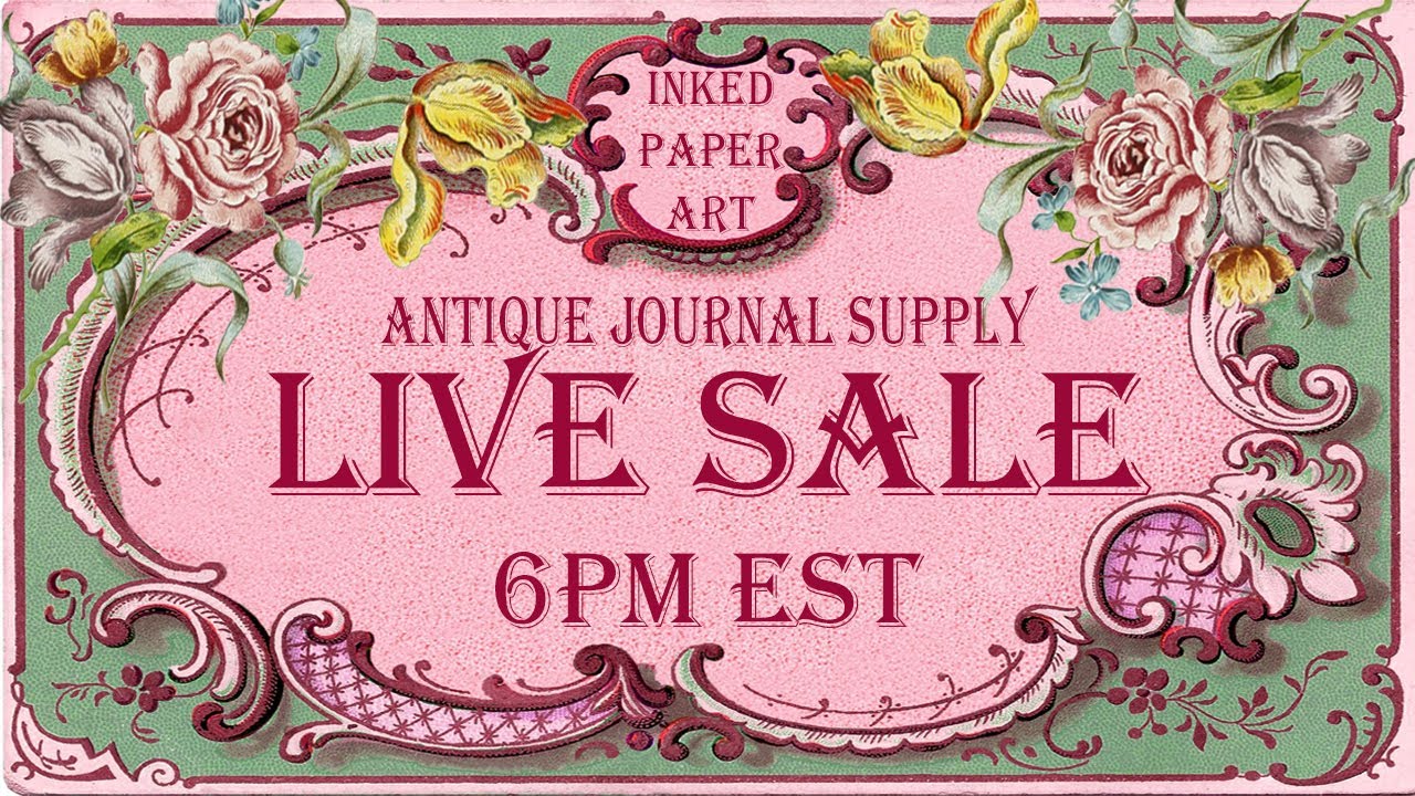 🔴LIVE SALE 🔥 Bundle Blowout – Sale Pricing TONIGHT ONLY French Junk Journal Supplies Ephemera Kits