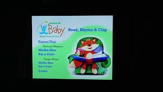 Hooked on Baby: Read, Rhyme & Clap (2006) 2007 DVD Menu - YouTube