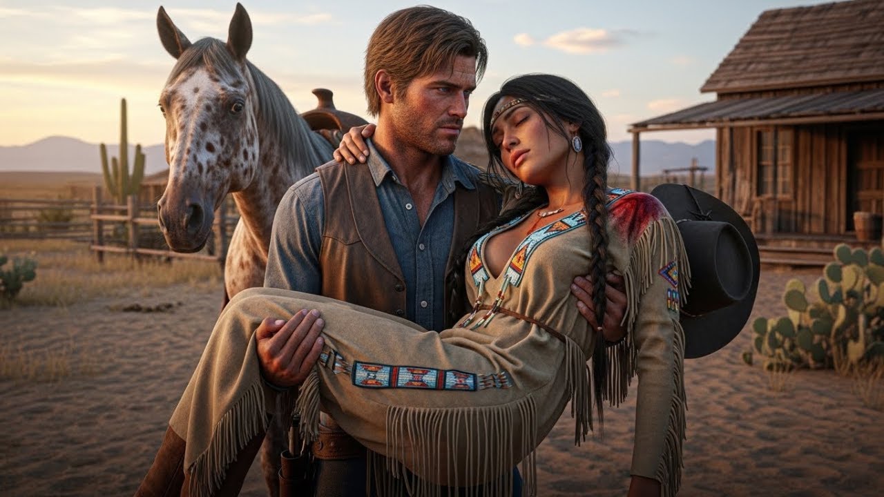 Kaubojov konj bio je nestao tri dana... Vratio se s ranjenom Apaškom. Nije mogao vjerovati