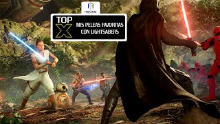 TOP 10: Mis PELEAS favoritas con LIGHTSABERS #starwars