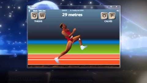 the longest 100 meters of the life 【qwop】