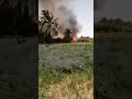 حريق فى قرية البشندى ببلاط الوادى الجديد