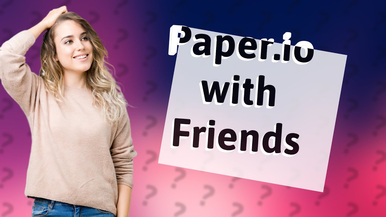 Can you play paper IO with friends?