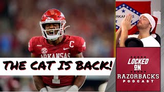 Razorback DB Jalen Catalon Announces He's Returning Next Season