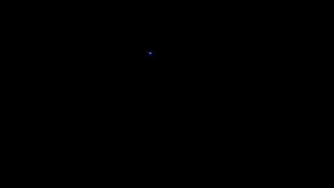 Strange blue light