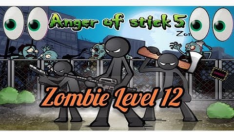 Anger of stick 5 #zombie level 12#gaming #youtubevideo#games#new video