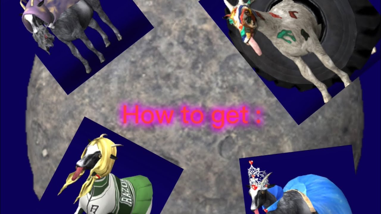 How to getStone goat prom goat artsy goat hex goat and cheer goat