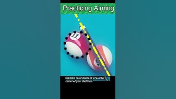 Beginners Aim-techniek Pool Shot #shorts #pool #aim #beginners #tip #strategie #cutshot