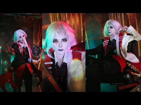 專門爲了披風買的布料，這布料有壹種做舊的感覺#挑战100个反派角色 #makeup #makeuptutorial #美妝教學 #搞笑 #仿妆