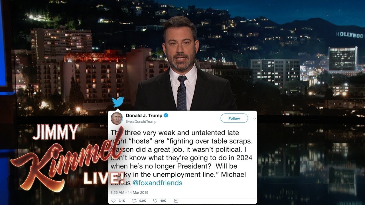 Trump Continues Attacks on Late Night Hosts