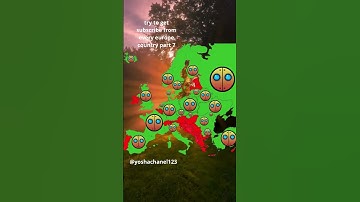 try to get subscribe from every Europe country part 7 #europe #geographythroughmaps #map #mapping