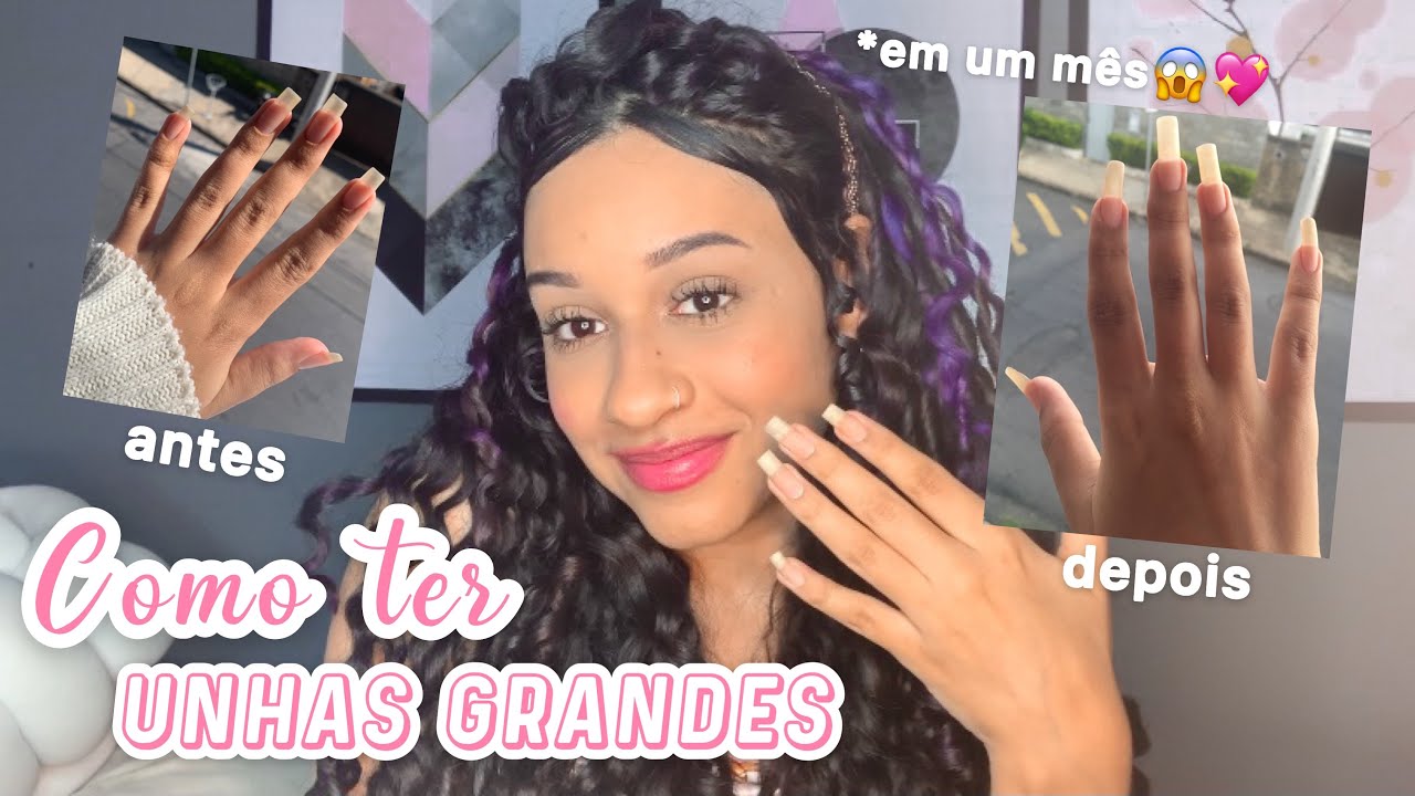 COMO TER UNHAS GRANDES E FORTES 💅🏼💖 | tudo que eu faço✨