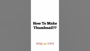 🤯 How To Make Thumbnail? For YouTube | Thumbnail Ki Long Video Ke Liye Cmnt Kren #shorts #thumbnail