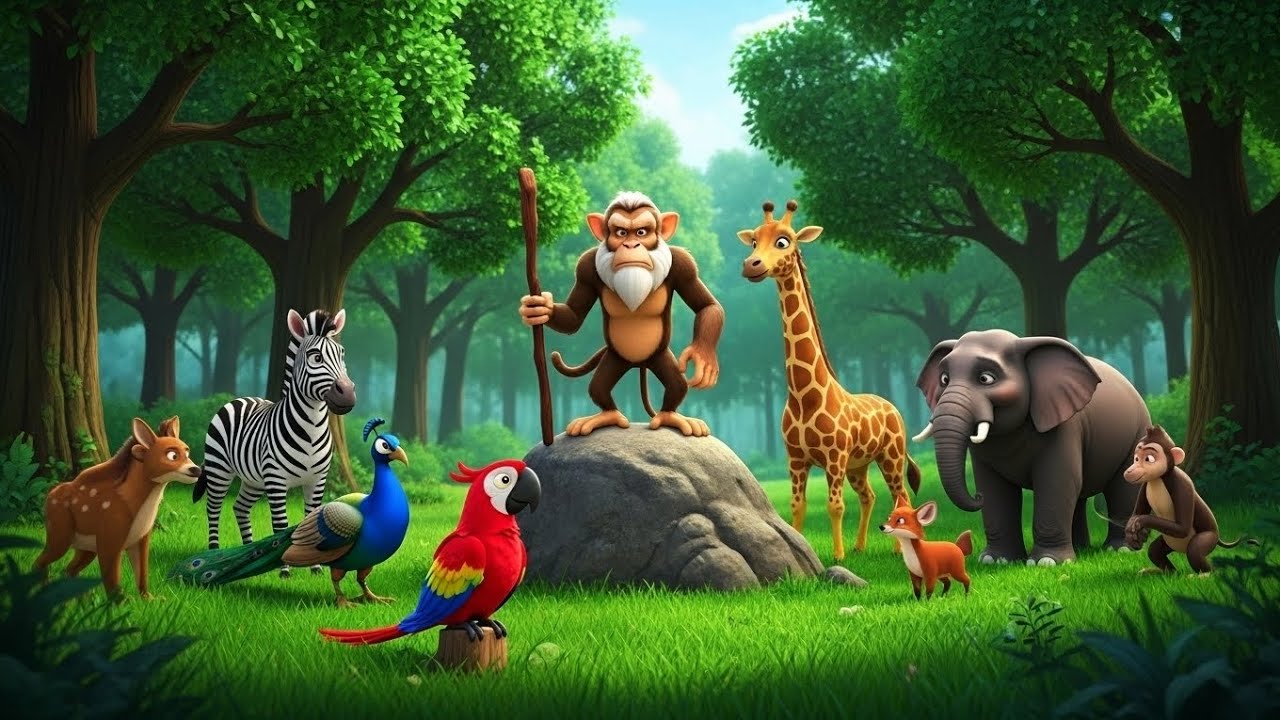 Jungle Ki Kahani | Baba Mano Ki Kahani | Animals Hindi Stories | Hindi Kahani | Hindi Moral Stories