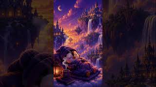 ☁️ Floating Castle Dream World 🌙🐧 Cozy Fantasy Sleep Vibes