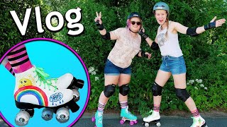 Eva & Kathis ROLLSCHUH VLOG! Wir testen unsere costumized Rollschuhe zum aller ersten Mal!