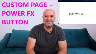 Custom Page with Power Fx Button | #PowerPlatformTV 056