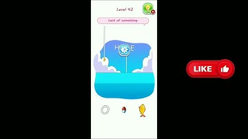 Brain Nurse Tricky Story Level 42 Lack of something