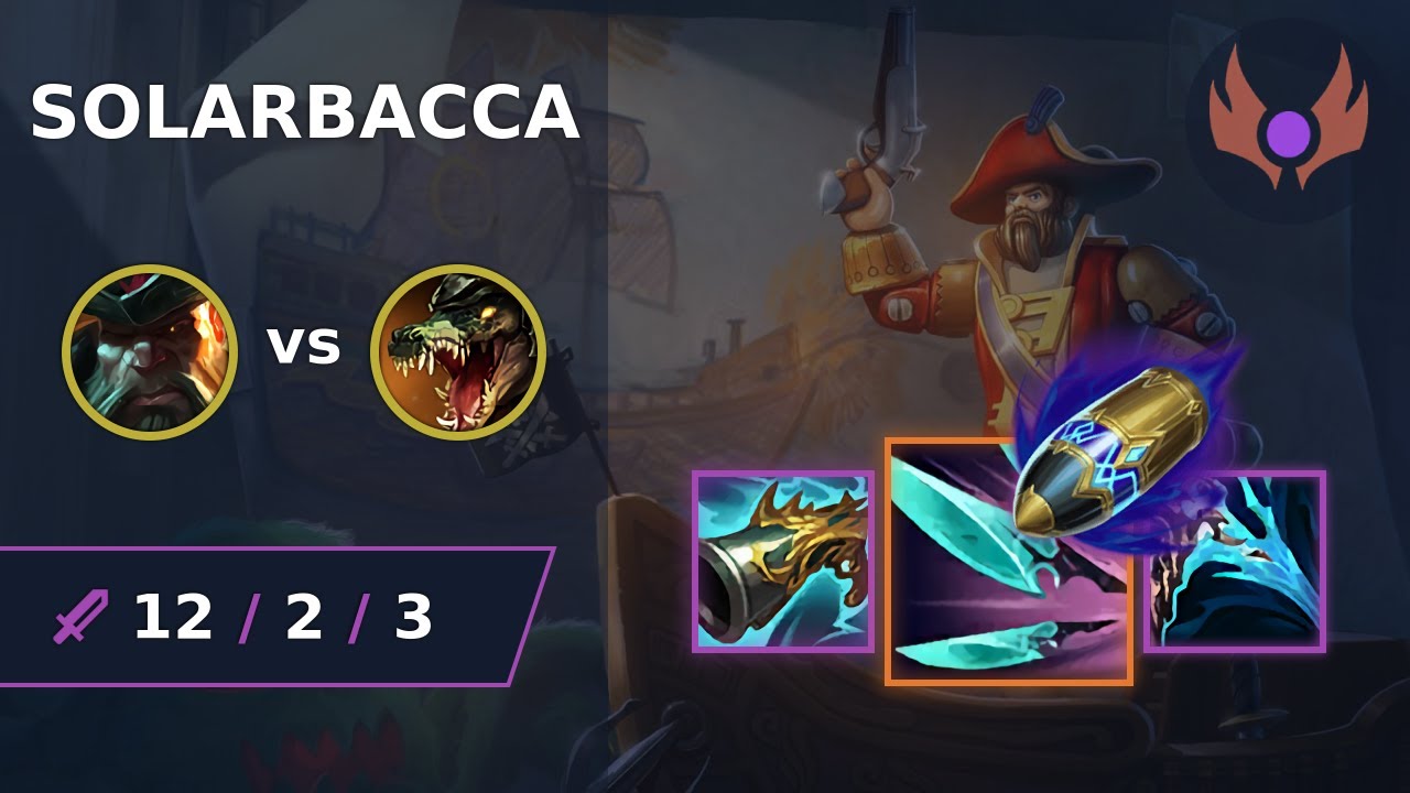 [ solarbacca ] Gangplank TOP vs Renekton | EUW MASTER | LOL Season 2024 ...
