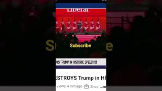 Canada PM destroys Trump in historical speech!!!! #meidastouch #trump
