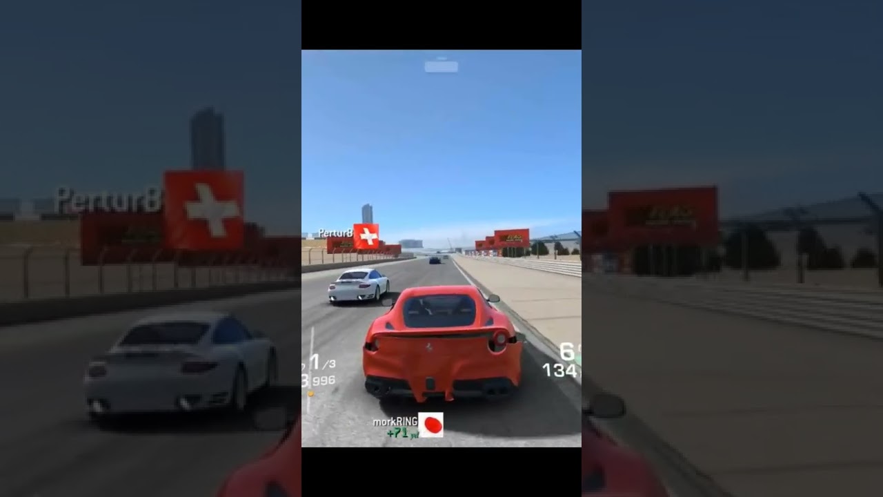 Ferrari F12berlinetta Agressive turn to Porsche 911 turbo|| Real Racing 3 
