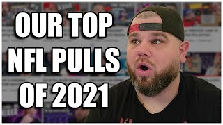 Our Top Ten MOST INSANE Football Card Pulls Of 2021!!