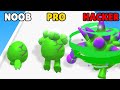 NOOB vs PRO vs HACKER in Mutant Runner 3D