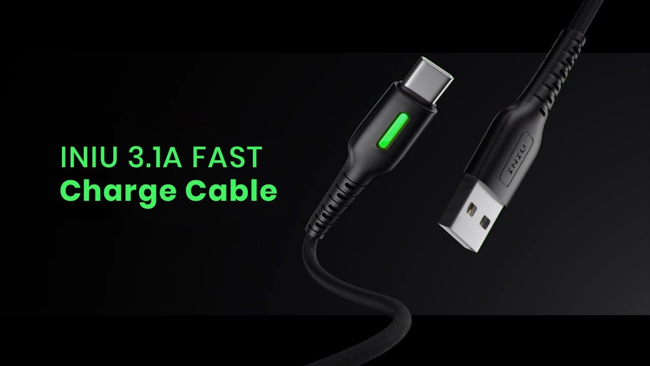 INIU Swoosh USB C Cable, QC 3.0 Fast Charging