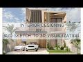 Realistic Bedroom Interior 3D Animation
