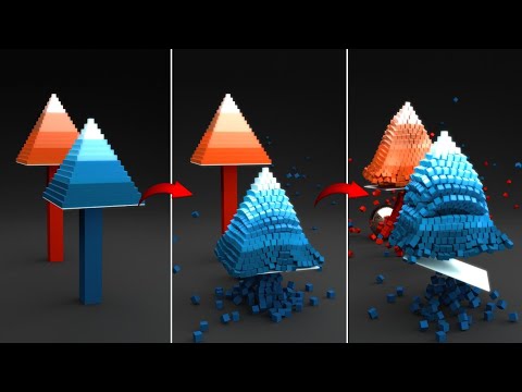 Ultra Satisfying 3D Simulations Compilation [Smooth Physics and Cube Collapse]