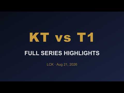 kt Rolster vs T1 – FULL SERIES HIGHLIGHTS 🔥 (Bo3) | LCK W13D3 2026