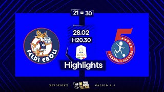 Feldi Eboli-Italservice Pesaro 5-1 21ª Giornata Serie A 20242025 Highlights