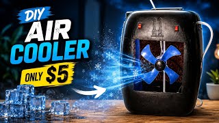 I Made a DIY Air Cooler for Only $5! | Summer Special Diy | Only in $5 | MH Inventor 
