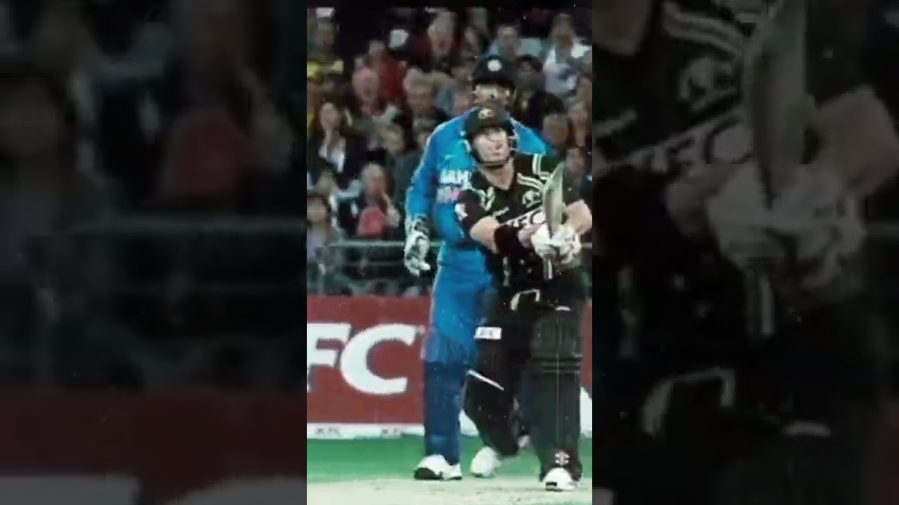 David Warner reverse hit six