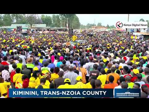 SHAME ON YOU!Ruto Blasts Natembeya over poor perfomance as he arrives in Trans Nzoia