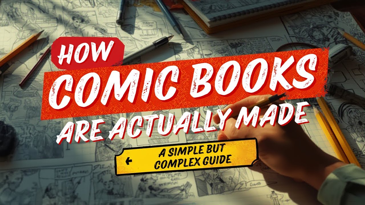 How Comic Books Are Actually Made - YouTube