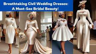 Unveiling the Top Breathtaking Civil Wedding Dresses:Inspirations YouCan