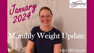 January Weight Loss Update | Shredding for the Wedding | Slimming World | Miss18Dapper | 2024