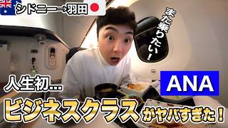 Anaビジネスクラス初体験シドニー羽田人生初の国際線ビジネスクラスが想像以上だった神サービス機内食レビュー