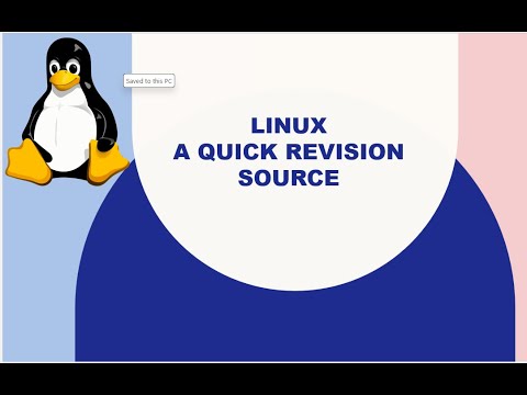 Linux Lecture Introduction  A quick Revision