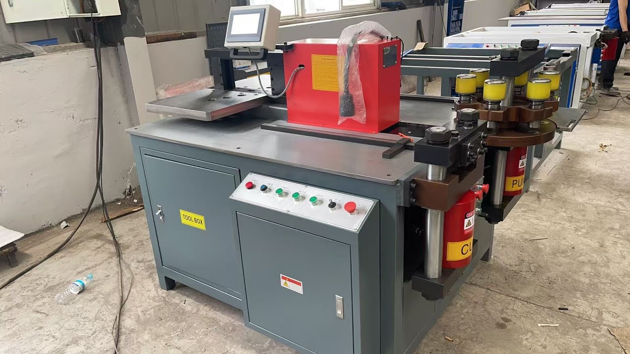 factory price Copper and aluminum bar punching, bending and cutting busbar processing machine