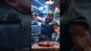 Thor’s Hammer-Smoked Steak! ⚡️🥩 | Cooking with Mjolnir