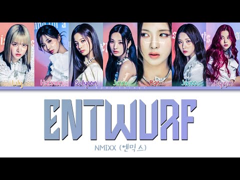 [ВЕСЬ АЛЬБОМ] NMIXX (엔믹스) 'ENTWURF' (ПЕРЕВОД НА РУССКИЙ Color Coded Lyrics Rus/Cyr/Han)