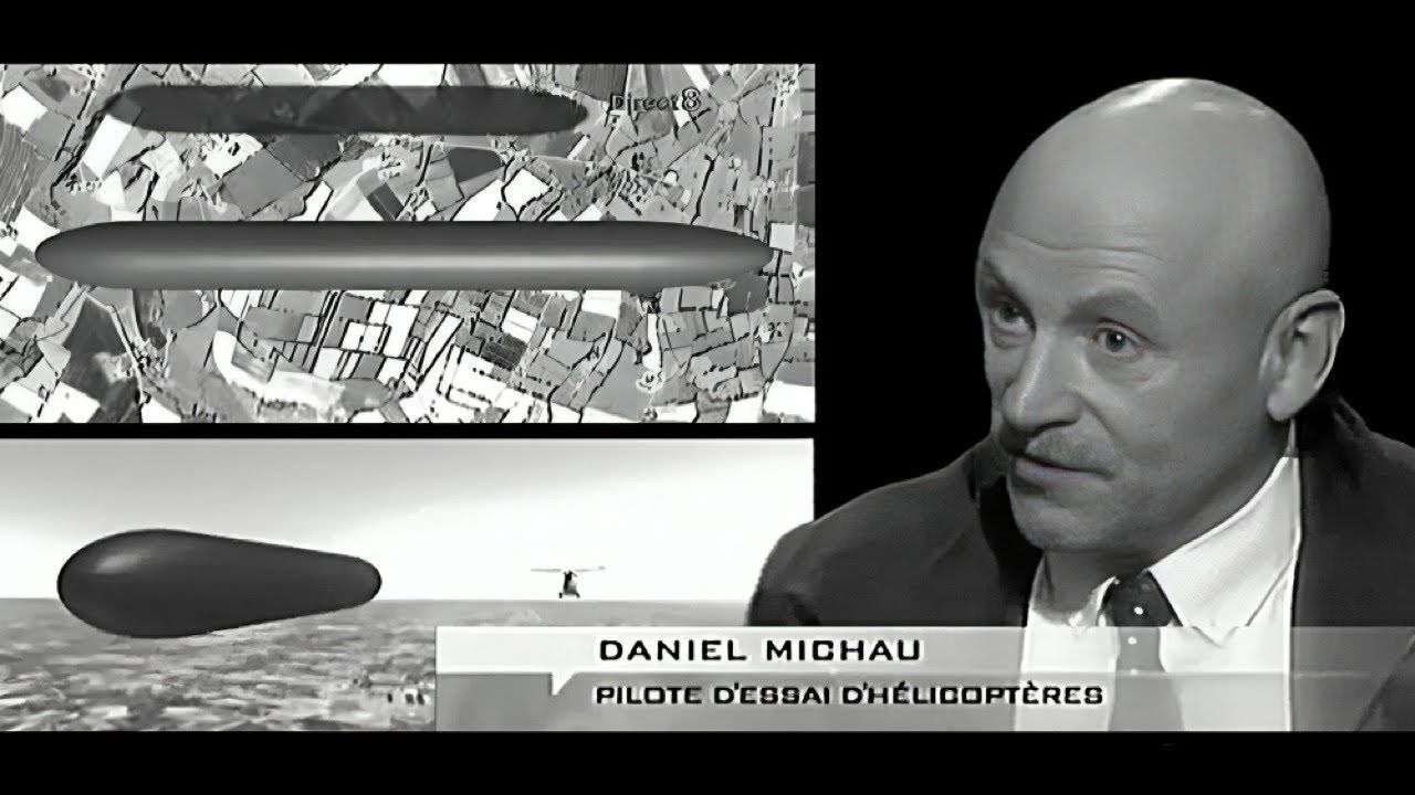 French helicopter pilot Daniel Michau witnessed an enormous UFO the size of an ocean liner in 1973
