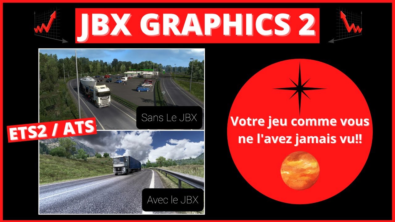 Jbx graphics 3. JBX Graphics 2. JBX Graphics. JBX. JBX Graphics - Graphics and weather Mods - ATS установка.
