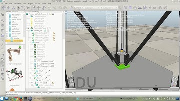 V-rep 3D-Printer simulation