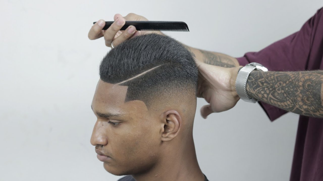 COMO FAZER RAZOR PART EM CABELO ALISADO - YouTube